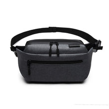 Load image into Gallery viewer, OZUKO Waterproof Men Waist Bag Fanny Pack Shoulder Belt Bag Male Phone Pouch Bags Travel Waist Pack Small Running Sport Bolso
