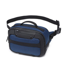 Load image into Gallery viewer, OZUKO Multifunction Waterproof Waist Bag Men USB Crossbody Belt Bag Small Phone Pouch Bags Male  Short Travel Chest Fanny Pack