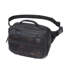 Load image into Gallery viewer, OZUKO Multifunction Waterproof Waist Bag Men USB Crossbody Belt Bag Small Phone Pouch Bags Male  Short Travel Chest Fanny Pack