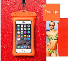 Load image into Gallery viewer, 2019 Runseeda 6Inch Floating Airbag Swimming Bag Waterproof Mobile Phone Pouch Cell Phone Case For Swim Diving Surfing Beach Use