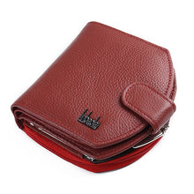 Load image into Gallery viewer, Women Wallets Pu Leather Female Purse Mini Hasp Solid Multi-cards Holder Coin Short Wallets Small Wallet Billetera Mujer #T2G