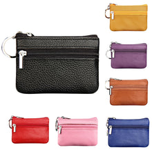 Load image into Gallery viewer, Pu Leather Coin Purses Women's Small Change Money Bags Pocket Wallets Key Holder Case Mini Pouch Zipper Card Wallet #T1P