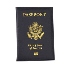 Load image into Gallery viewer, Women Men Passport Cover Soft PU Leather Customized Travel Passport Holder Covers For Passports Girls Porte Carte #T1P