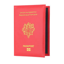 Load image into Gallery viewer, Women Men Passport Cover Soft PU Leather Customized Travel Passport Holder Covers For Passports Girls Porte Carte #T1P