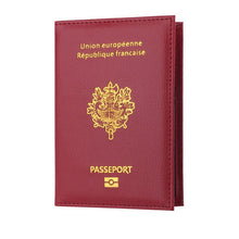 Load image into Gallery viewer, Women Men Passport Cover Soft PU Leather Customized Travel Passport Holder Covers For Passports Girls Porte Carte #T1P