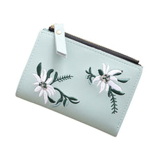 Load image into Gallery viewer, Women Pu Leather Wallet Zipper Small Pocket Purse Women Wallets Cards Holders Luxury Brand Wallets Designer Purse Handbag #T1P