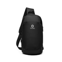 Load image into Gallery viewer, OZUKO New Men Anti Theft Crossbody Bags Fashion Male 9.7inch iPad Shoulder Messenger Bag USB Charging Waterproof Sling Chest Bag